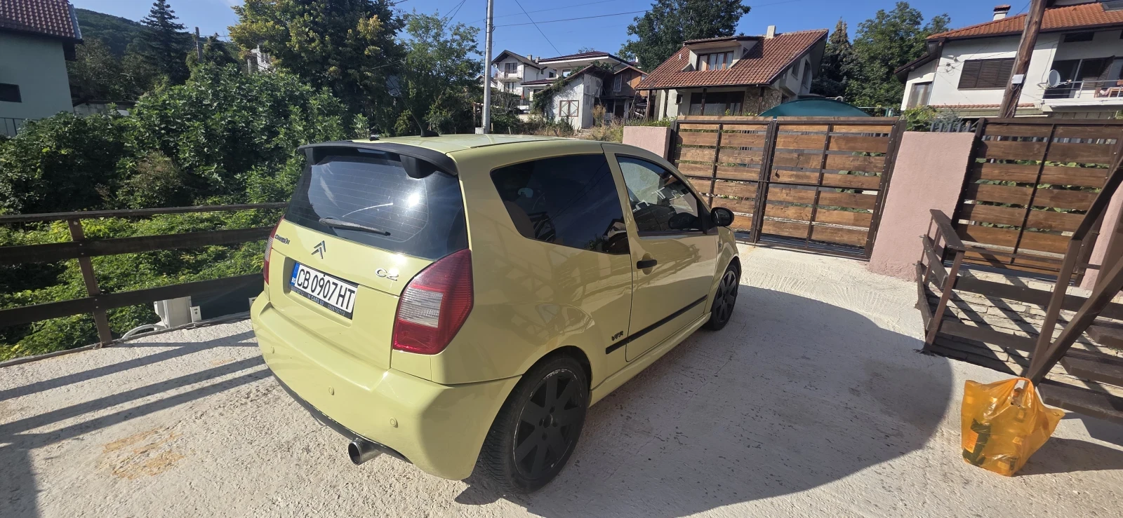 Citroen C2 1.6 газ/бензин , снимка 4 - Автомобили и джипове - 55877221