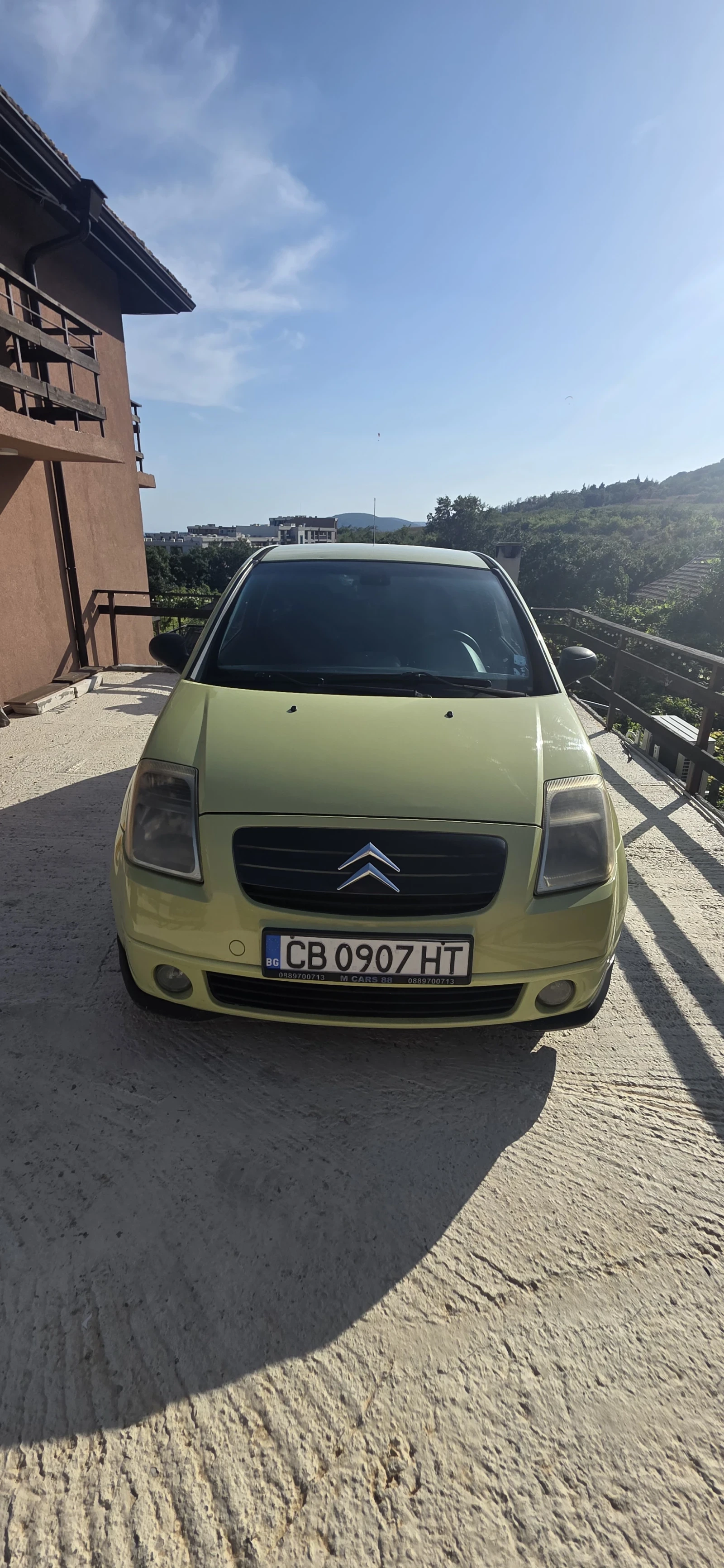 Citroen C2 1.6 газ/бензин , снимка 2 - Автомобили и джипове - 55877221