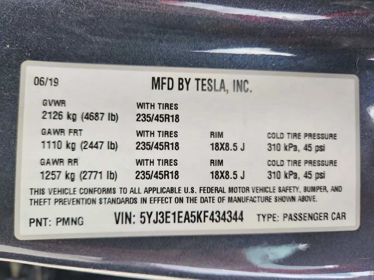 Tesla Model 3, снимка 12 - Автомобили и джипове - 56407317
