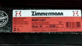 MAZDA CX-3 - Мазда CX-3 спирачни дискове Zimmermann и накладки, снимка 9