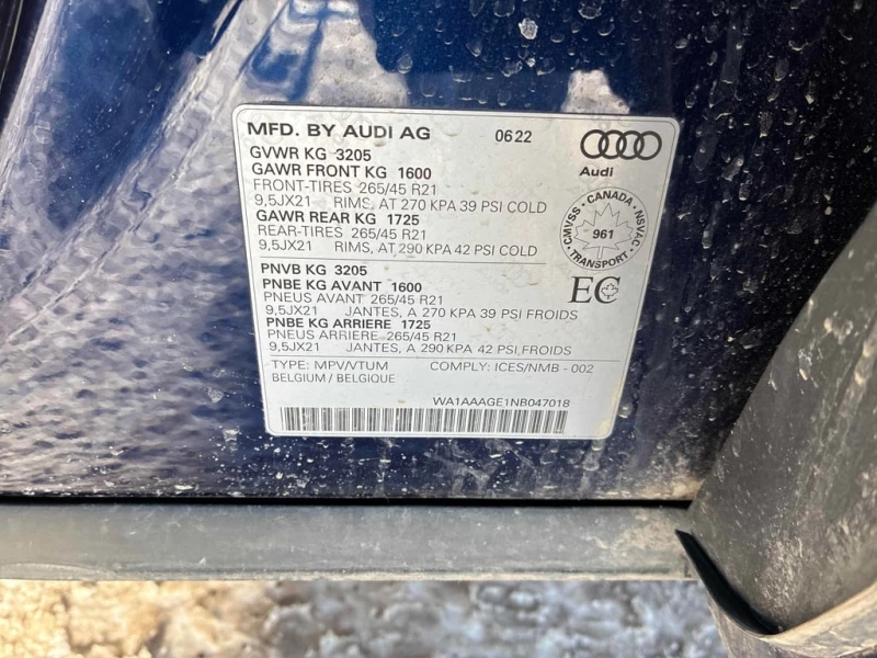 Audi E-Tron Progressiv * CARFAX * ОБДУХВАНЕ* 360* ПАНОРАМА, снимка 15 - Автомобили и джипове - 53344497