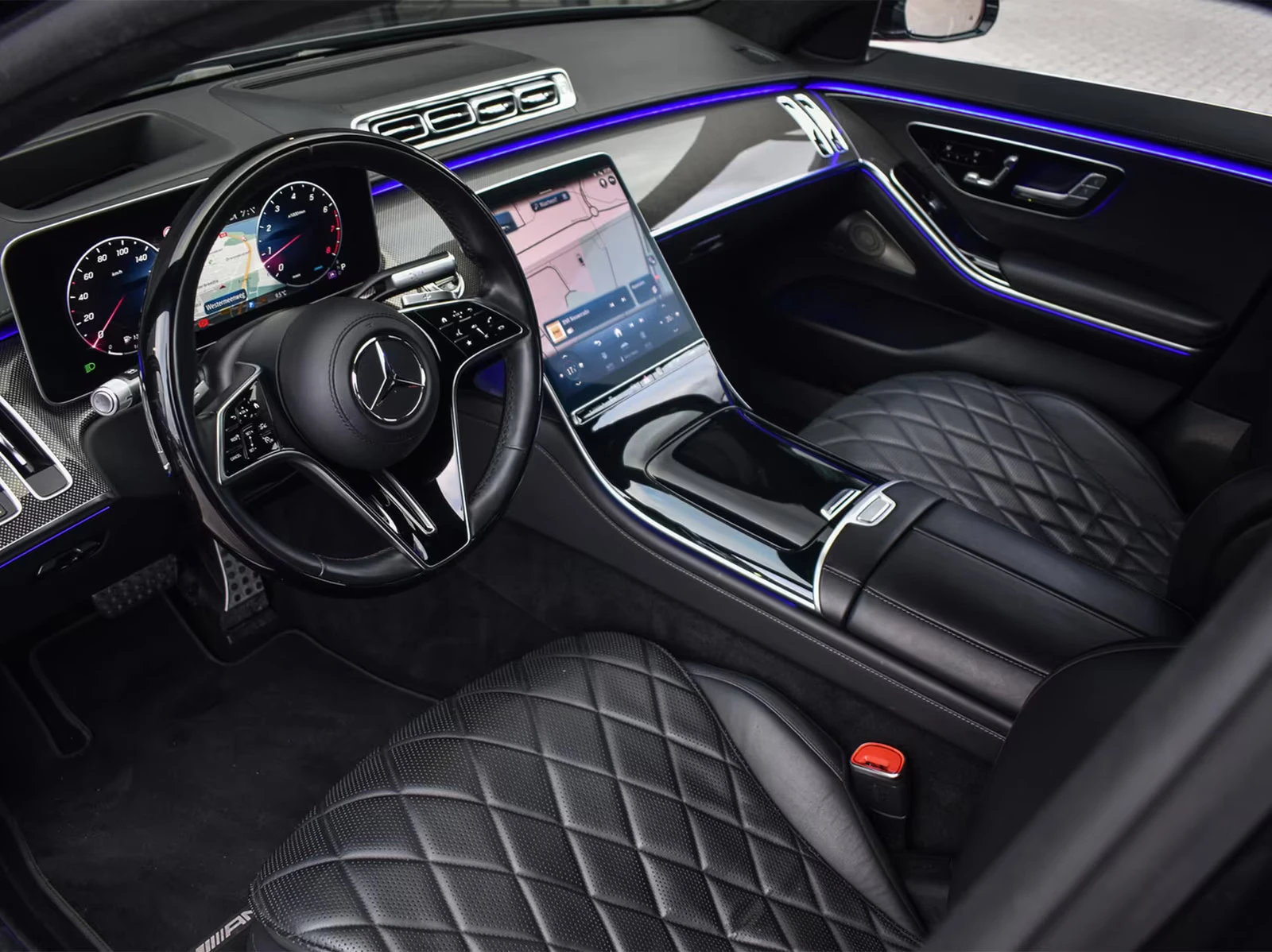 Mercedes-Benz S 500 4MATIC/450HP/AMG/DISTR/HUD/PANO/360/ACC/BURM/669v - изображение 6