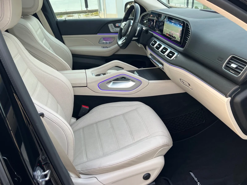 Mercedes-Benz GLE 350d, COUPE, 9G, 4-MAT, AMG LINE, PANO, FULL SERVI, снимка 10 - Автомобили и джипове - 52616891