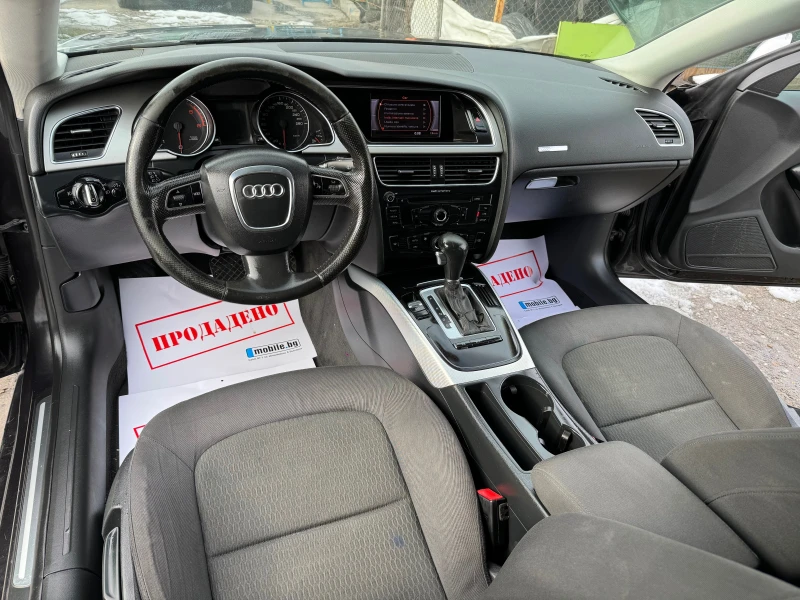 Audi A5 2.0TDI 170HP AVTOMAT SPORTBACK S-LINE NAVI 2013G, снимка 10 - Автомобили и джипове - 48699276