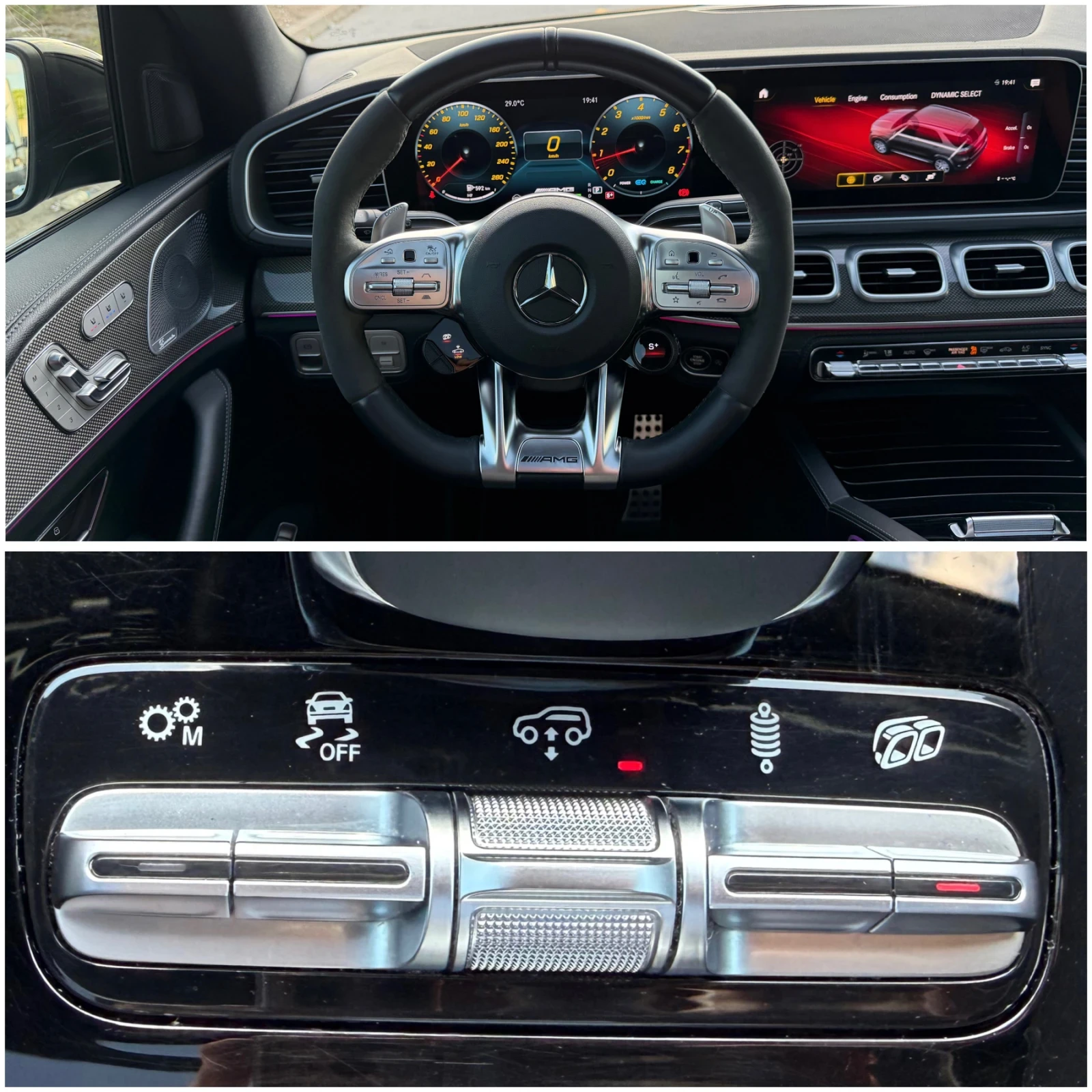 Mercedes-Benz GLE 53 4MATIC Night Package Масаж Обдухване Burmester Distronic, снимка 15 - Автомобили и джипове - 54885148