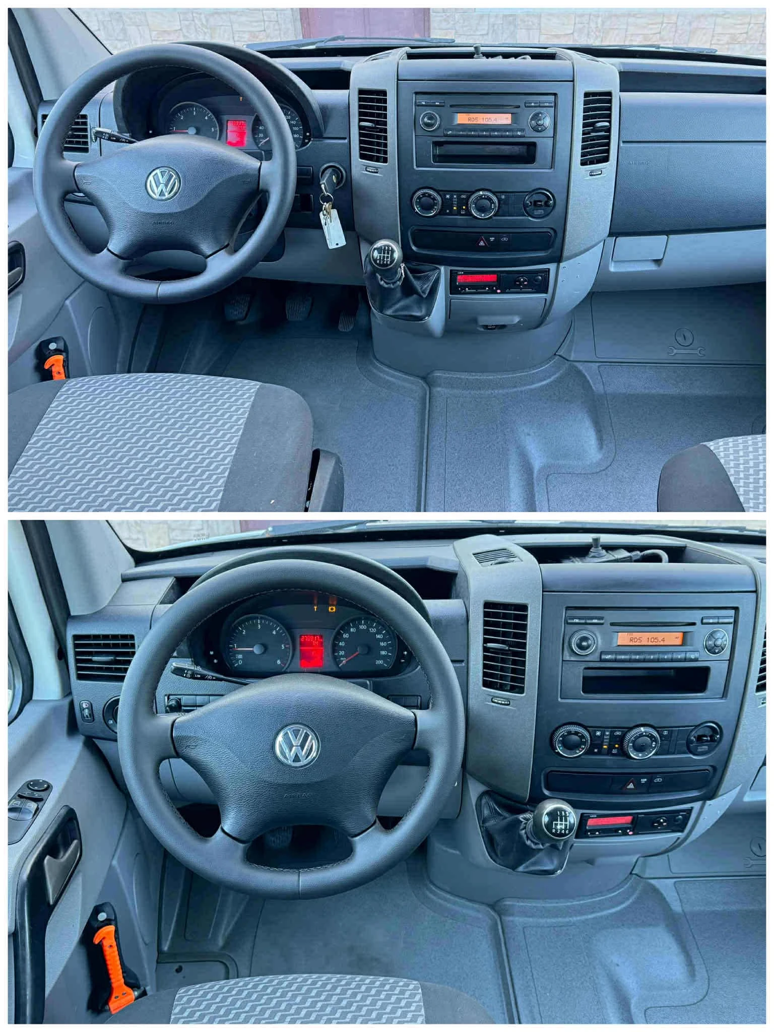 VW Crafter Самосвал Климатик 7 места Евро 5, снимка 10 - Бусове и автобуси - 54706784