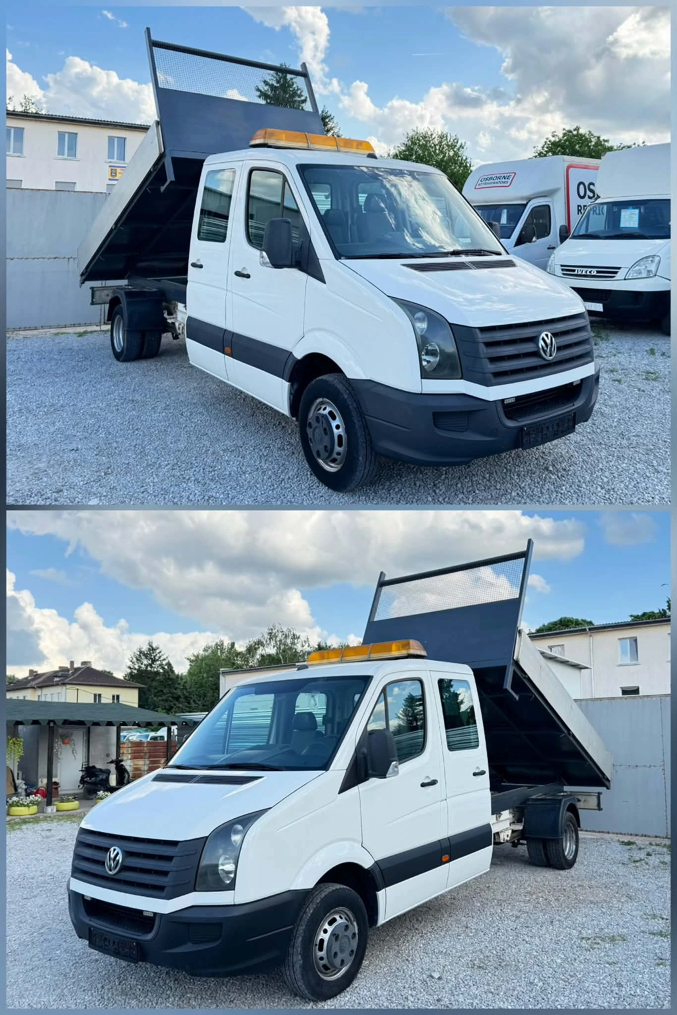 VW Crafter Самосвал Климатик 7 места Евро 5, снимка 7 - Бусове и автобуси - 54706784