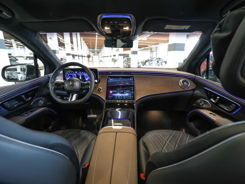 Mercedes-Benz EQS 450+ /360HP/AMG/SUV/PANO/HUD/DISTRONIC/735v, снимка 5 - Автомобили и джипове - 52054639