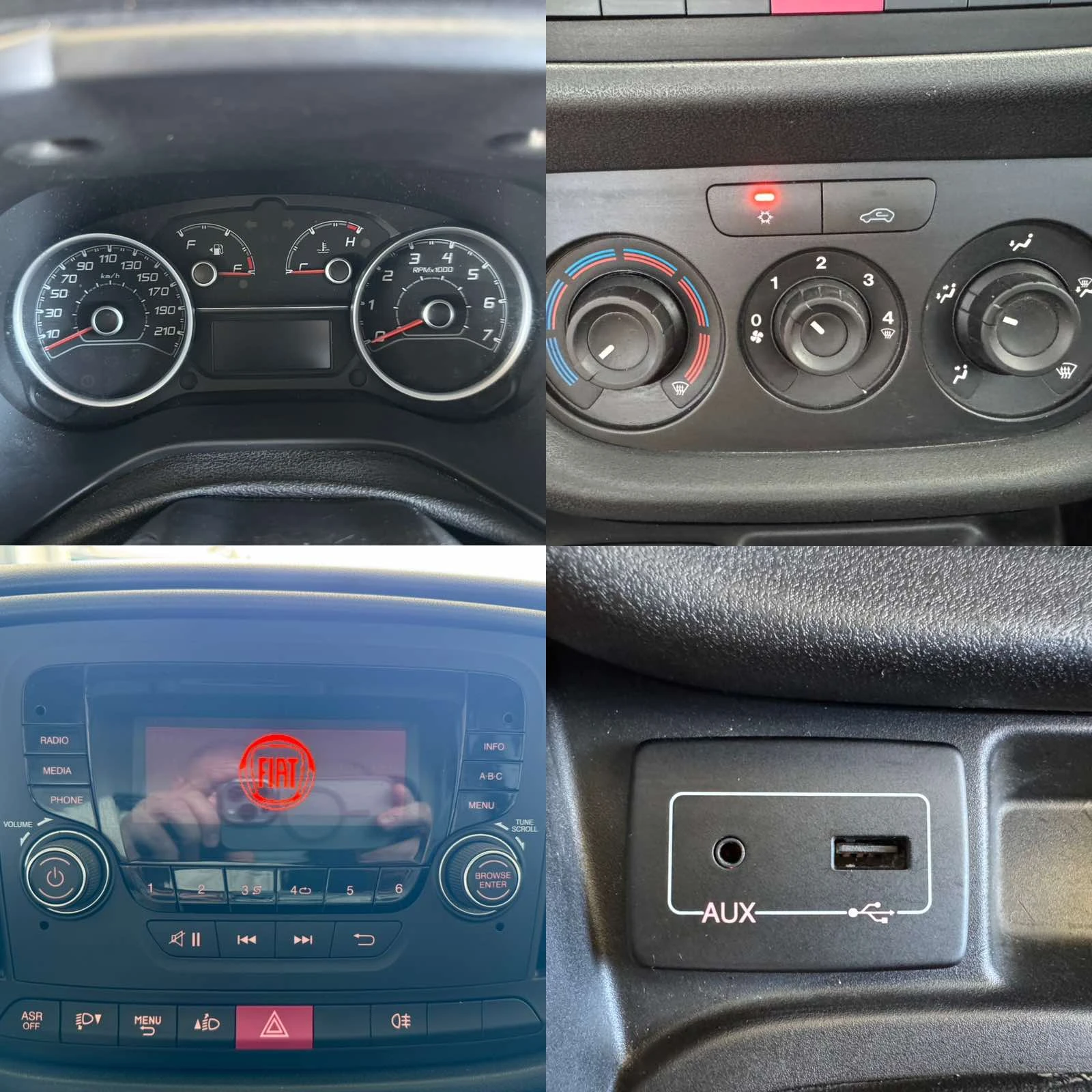 Fiat Doblo D* 95ps* КЛИМАТИК* , снимка 14 - Автомобили и джипове - 55975711