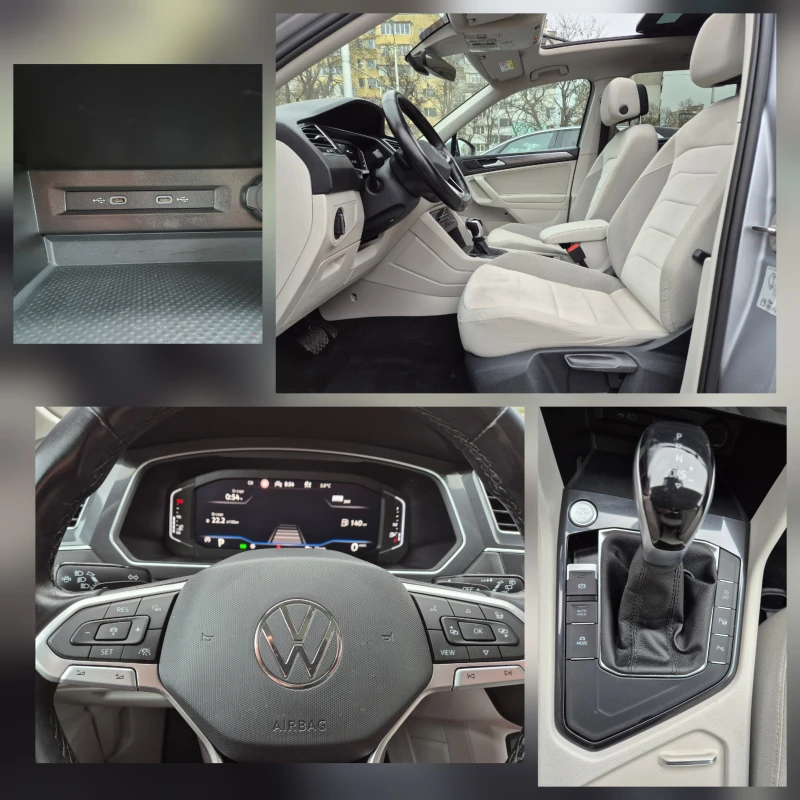 VW Tiguan ALLSPACE 2.0 TDI-PANORAMA-LED-PODGREV, снимка 12 - Автомобили и джипове - 52687744