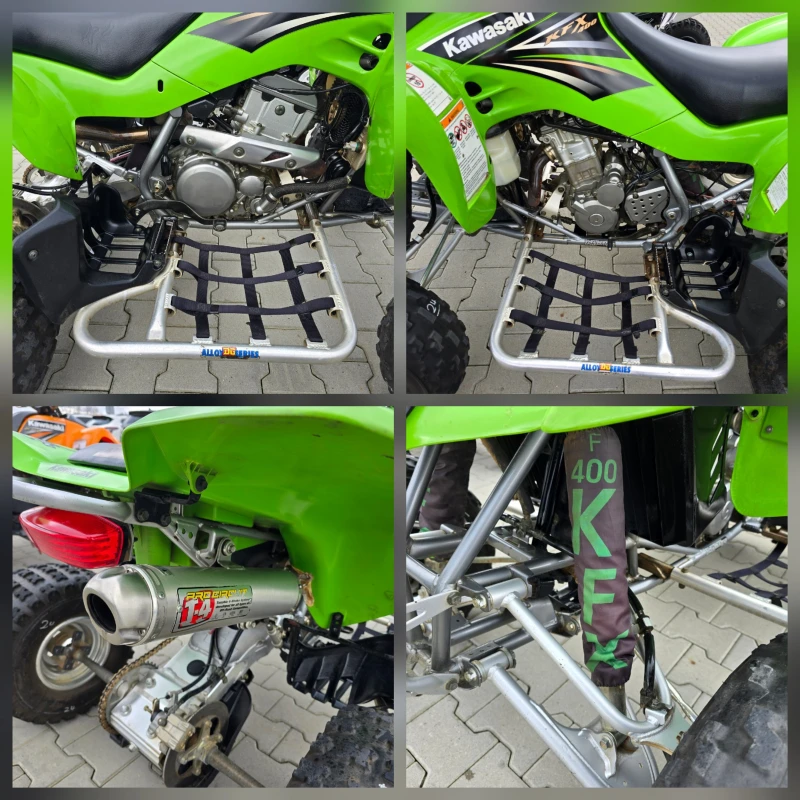 Kawasaki Kfx 400сс, гардове, генерация!, снимка 13 - Мотоциклети и мототехника - 53473644