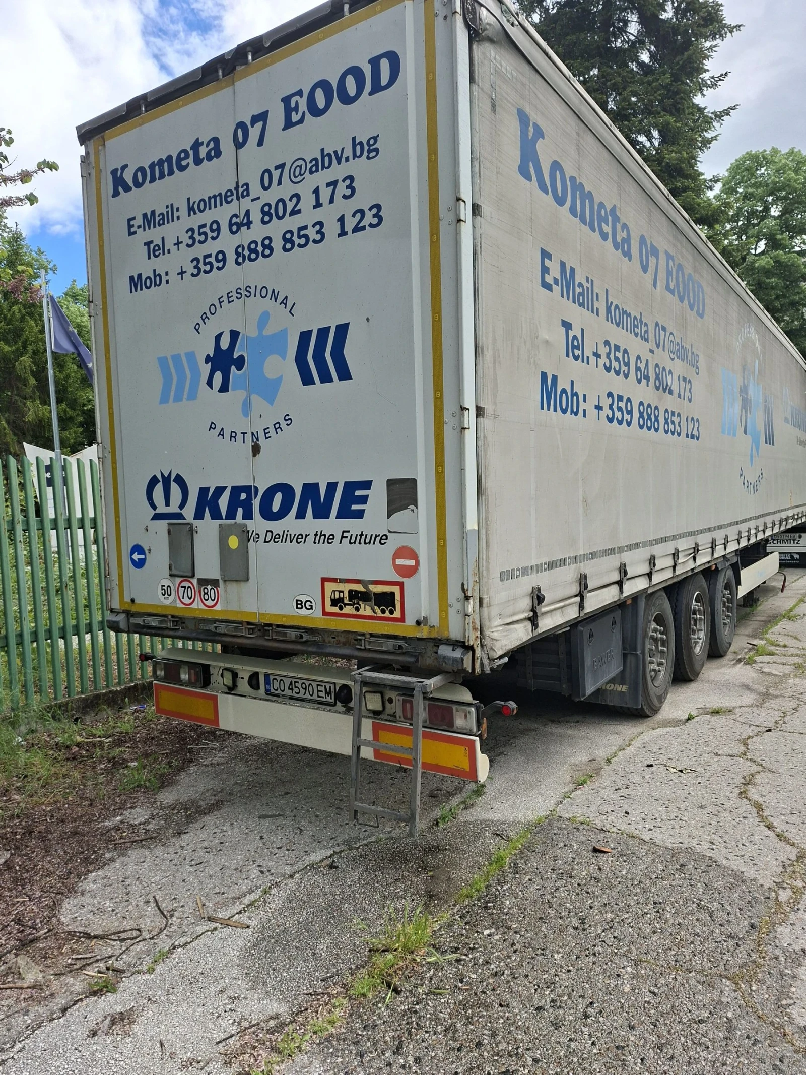 Полуремарке Krone KRONE SD, снимка 3 - Ремаркета - 54580172