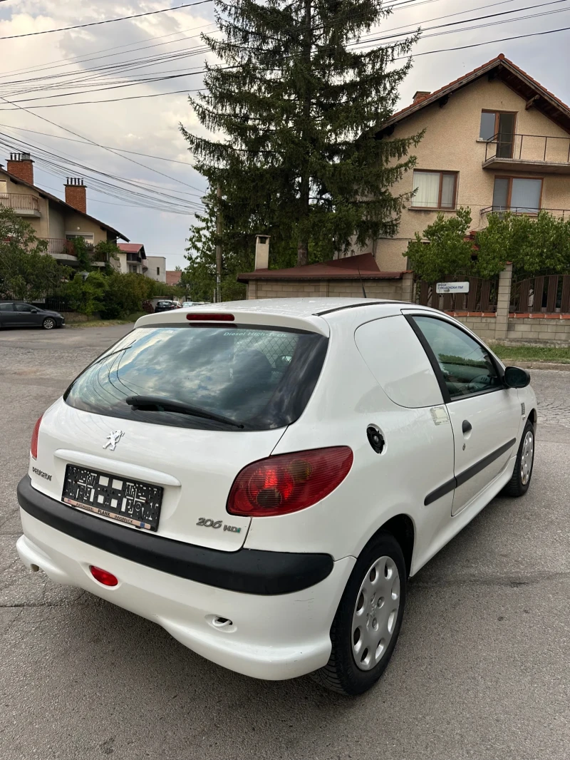 Peugeot 206 1.4HDI Товарно N1, снимка 7 - Автомобили и джипове - 52605392