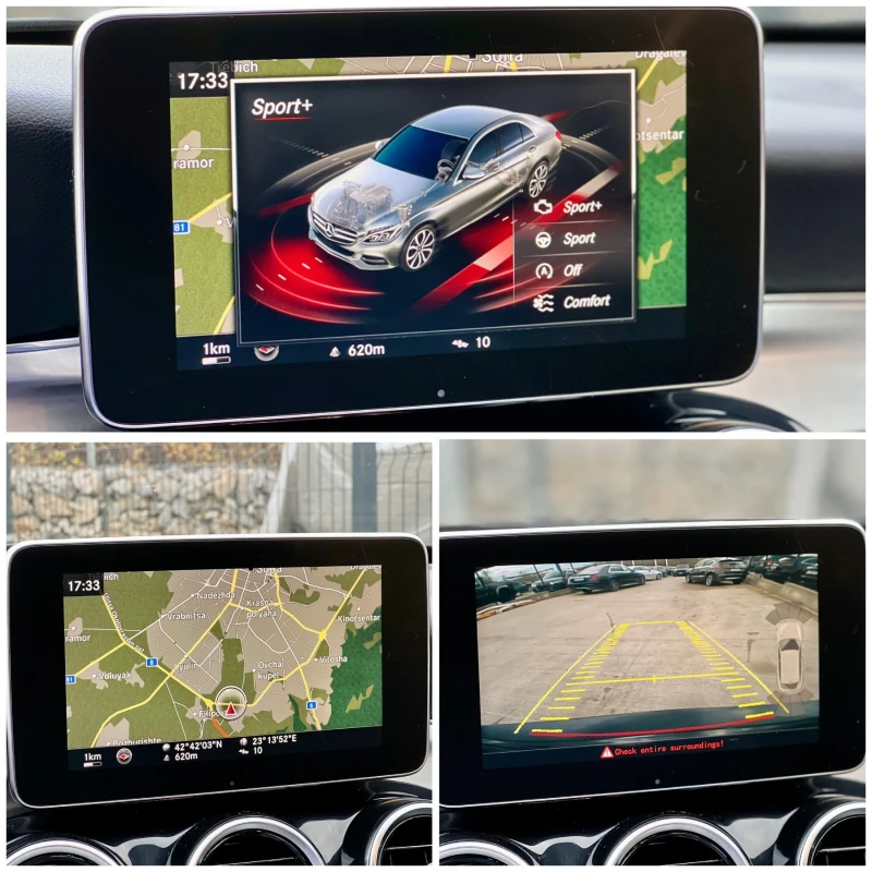 Mercedes-Benz C 220 AMG PACKAGE / 2.2D-170HP / NAVI / PREMIUM, снимка 15 - Автомобили и джипове - 52387656