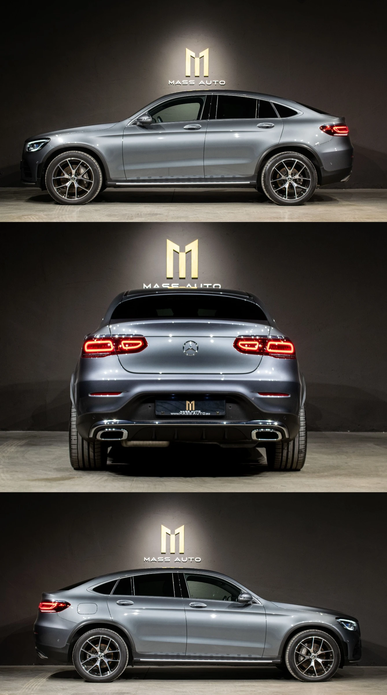 Mercedes-Benz GLC 400 d/Coupe/Designo/AMG/Airmatic/ПълнаСервизнаИстория - изображение 4