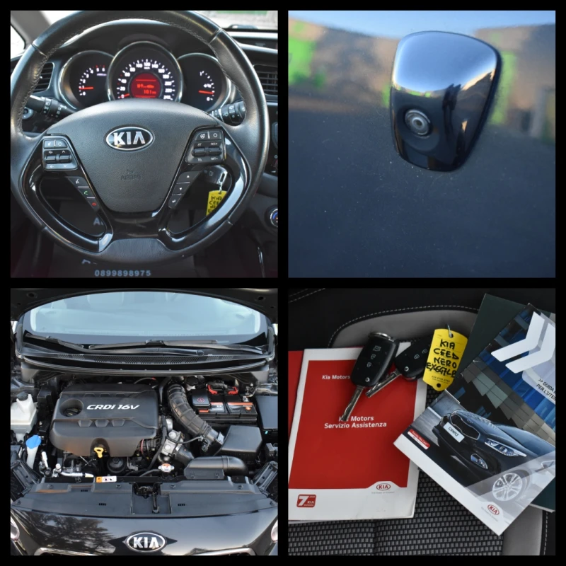 Kia Ceed 1.4GRDI/90kc/EDITION/EURO5B/ОТЛИЧНА!!!, снимка 17 - Автомобили и джипове - 49380075