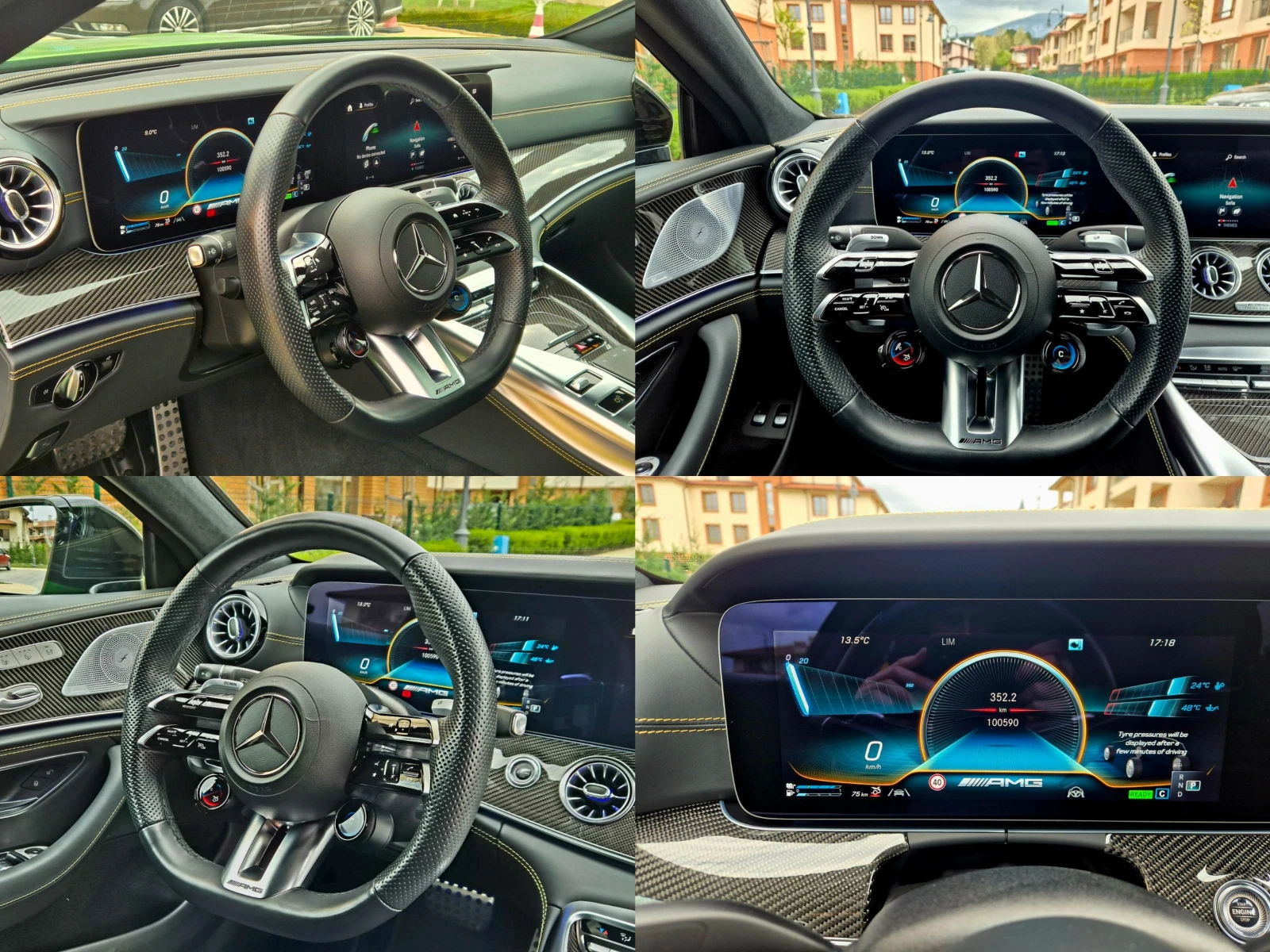 Mercedes-Benz AMG GT 63S* E-PERFORMANCE* EDITION* CARBON* CERAMIC, снимка 11 - Автомобили и джипове - 54384182