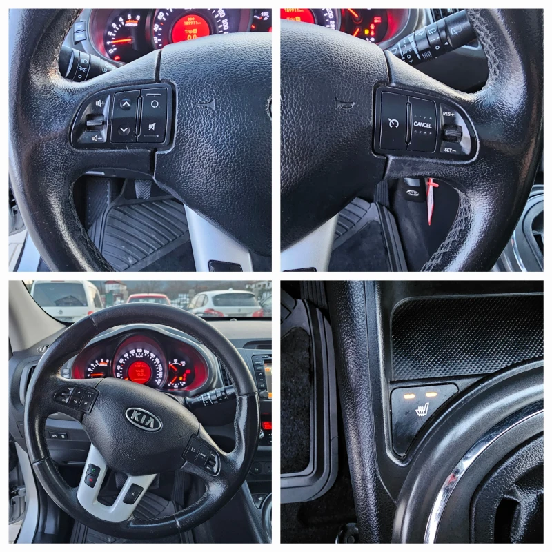 Kia Sportage 1.7CRDI, 116к.с., 6ск., Кожа, Подгрев, 02.2011г., снимка 16 - Автомобили и джипове - 49449960