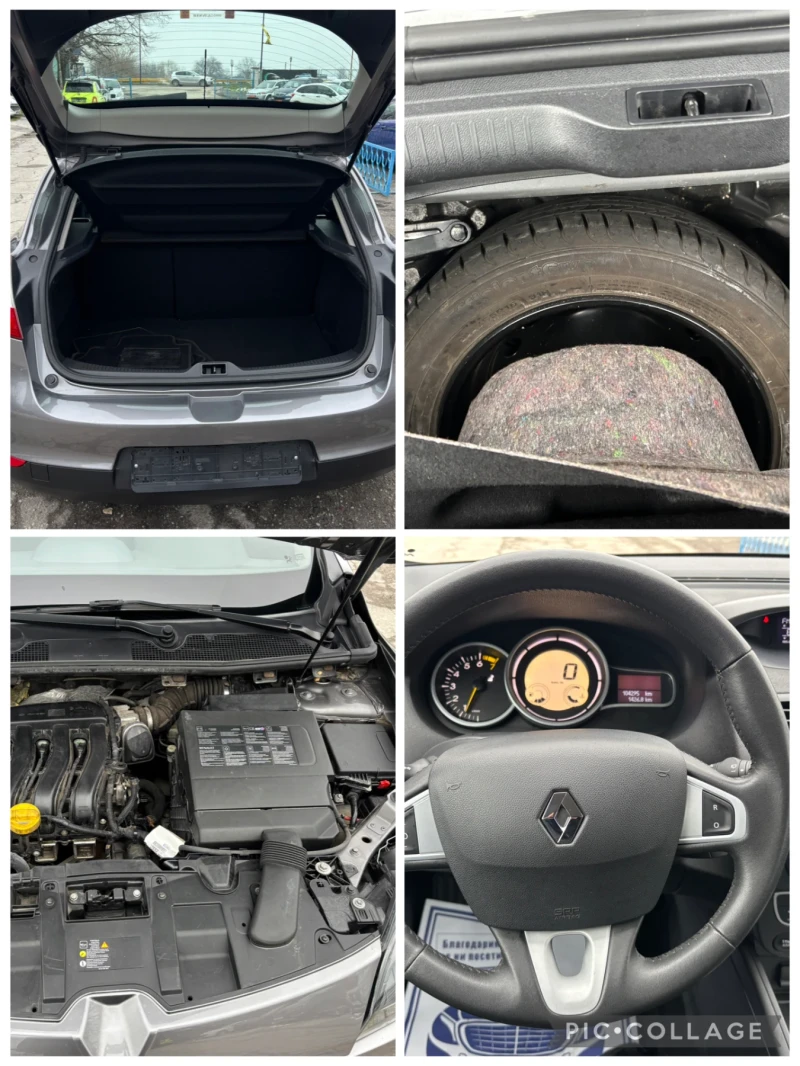 Renault Megane 1.6  i Бензин / 110 к.с. / 6 ск., снимка 13 - Автомобили и джипове - 53385848