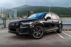     Audi SQ7 4.0BITURBO* DIS* QUATTRO* S-LINE* B&O* FULL BLACK*