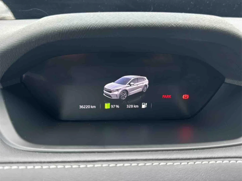 Skoda Enyaq 80/SPORT-LINE/265HP/HUD/4x4/CAM/NAVI/LED/AMBI/248g, снимка 13 - Автомобили и джипове - 51567607