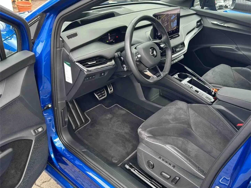 Skoda Enyaq 80/SPORT-LINE/265HP/HUD/4x4/CAM/NAVI/LED/AMBI/248g, снимка 10 - Автомобили и джипове - 51567607