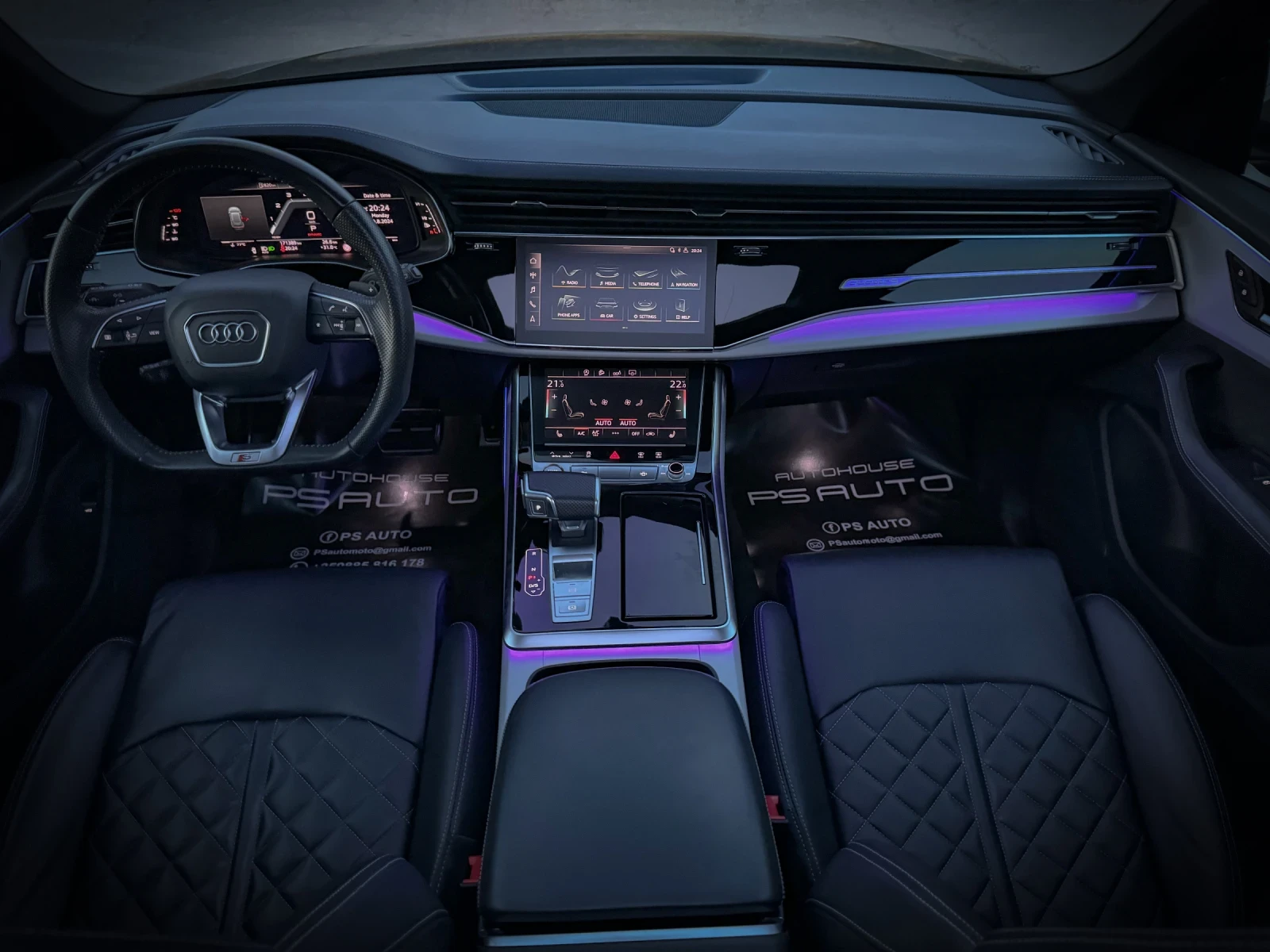 Audi SQ8 MATRIX / PANORAMA / BLACK EDT | Mobile.bg   13