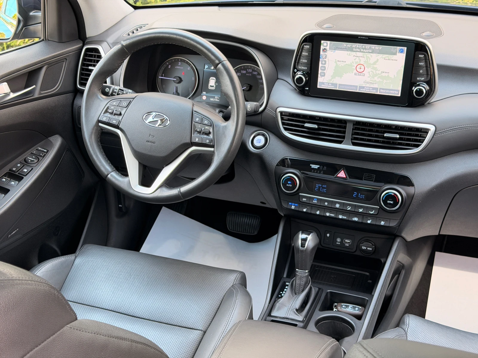 Hyundai Tucson 2.0MILD/HYBRID-48V-HTRAC-FULL-УНИКАЛЕН-КАТО НОВ!!!, снимка 12 - Автомобили и джипове - 55597254