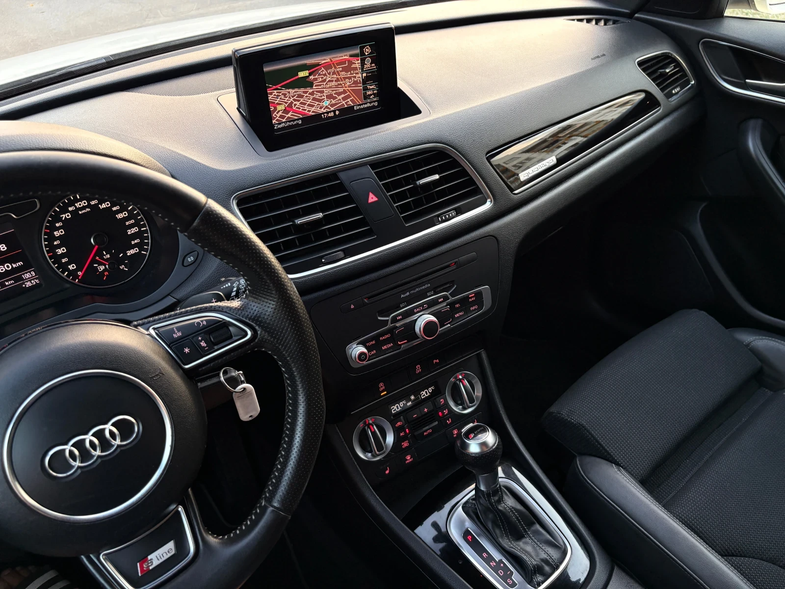 Audi Q3 2.0TDI 177к.с. 3X S-line* QUATTRO* , снимка 13 - Автомобили и джипове - 56155400