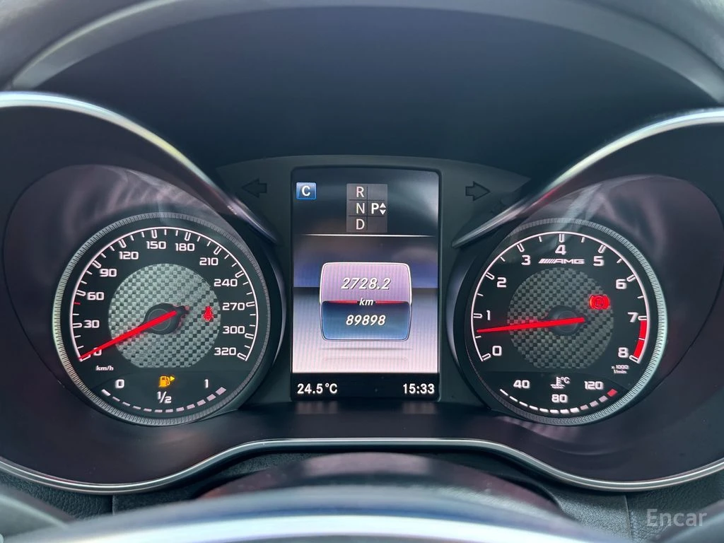 Mercedes-Benz C 63 AMG BURMESTER* HEAD-UP* 360 КАМЕРИ* ПАНОРАМА* КЕЙЛЕС, снимка 11 - Автомобили и джипове - 54625696