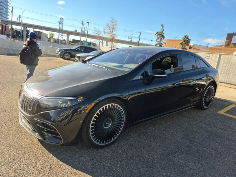 Mercedes-Benz EQS AMG CARFAX АВТО КРЕДИТ  - 136850 лв. / 69970.29 € - 79608451 1
