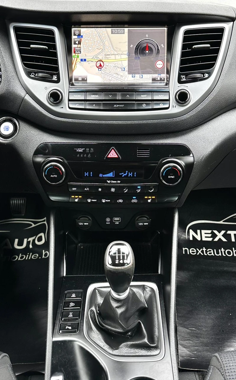 Hyundai Tucson 2.0CRDI 136HP 4WD CAM LANE ASSIST EU6B, снимка 12 - Автомобили и джипове - 52750141