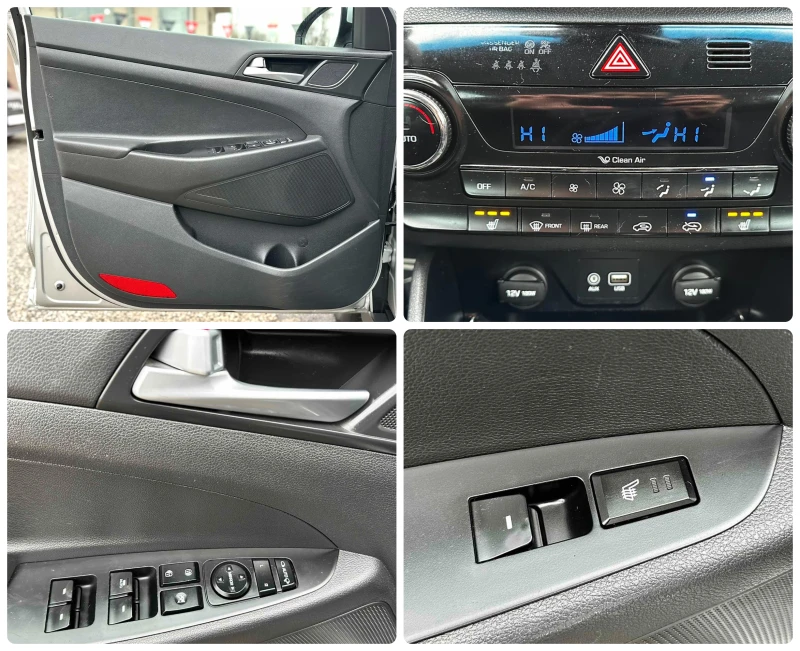 Hyundai Tucson 2.0CRDI 136HP 4WD CAM LANE ASSIST EU6B, снимка 14 - Автомобили и джипове - 52750141
