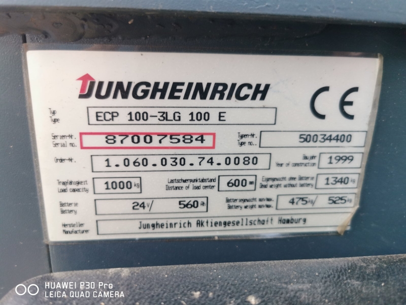 Електрокар Jungheinrich, снимка 5 - Индустриална техника - 45275714