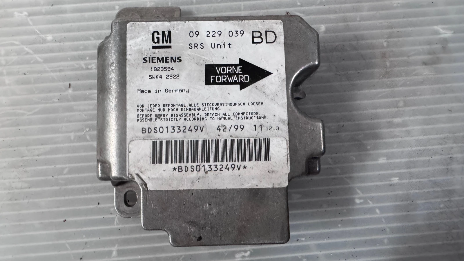 Airbag  /  /  a Opel Vectra - 09229039 | Mobile.bg   2