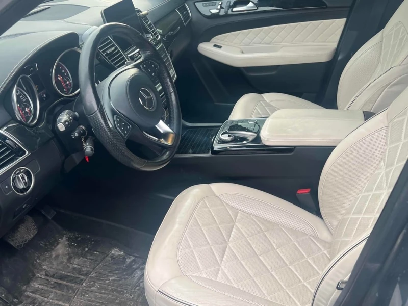 Mercedes-Benz GLS 450 4MATIC * DESIGNO* ДИСТРОНИК* 360 КАМЕРА* ОДБУХВАНЕ, снимка 7 - Автомобили и джипове - 53397515