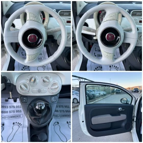 Fiat 500 1.2i-70.285km-NEW-EURO-6B-PANORAMA-TOP-PARKTRONIK, снимка 15