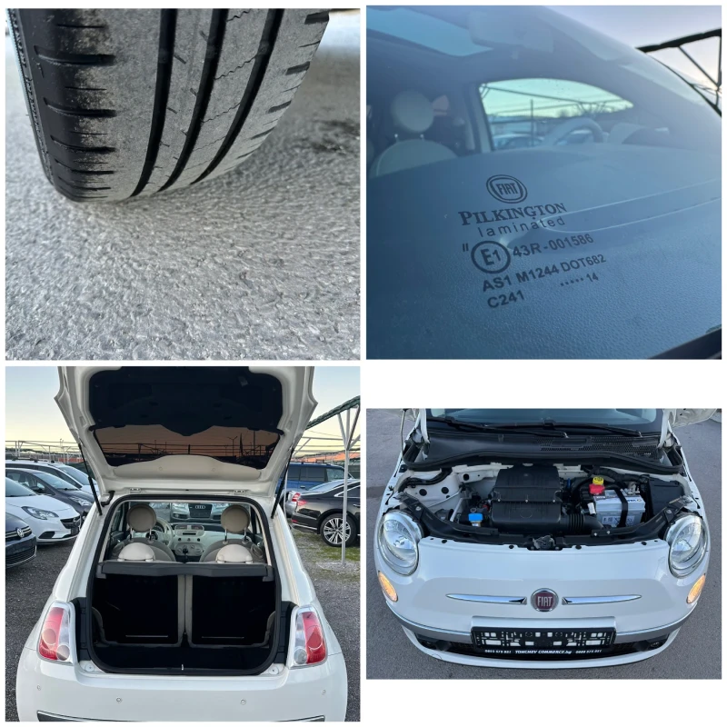 Fiat 500 1.2i-70.285km-NEW-EURO-6B-PANORAMA-TOP-PARKTRONIK, снимка 17 - Автомобили и джипове - 48407980