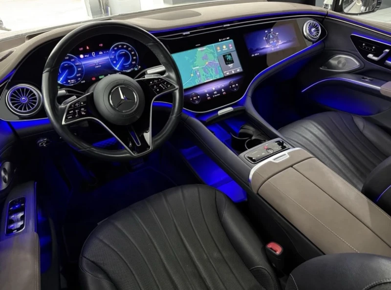 Mercedes-Benz EQS 450+ * AMG* 4M* Pano* Head-Up* , снимка 6 - Автомобили и джипове - 52635667