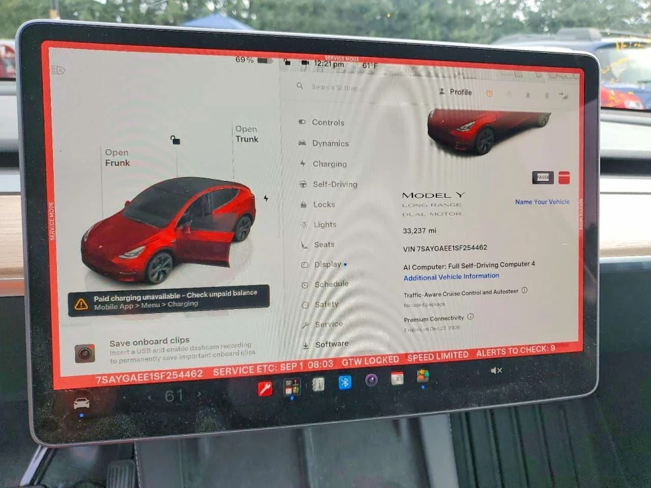 Tesla Model Y Long Range / Carfax / Застраховател , снимка 9 - Автомобили и джипове - 56168964