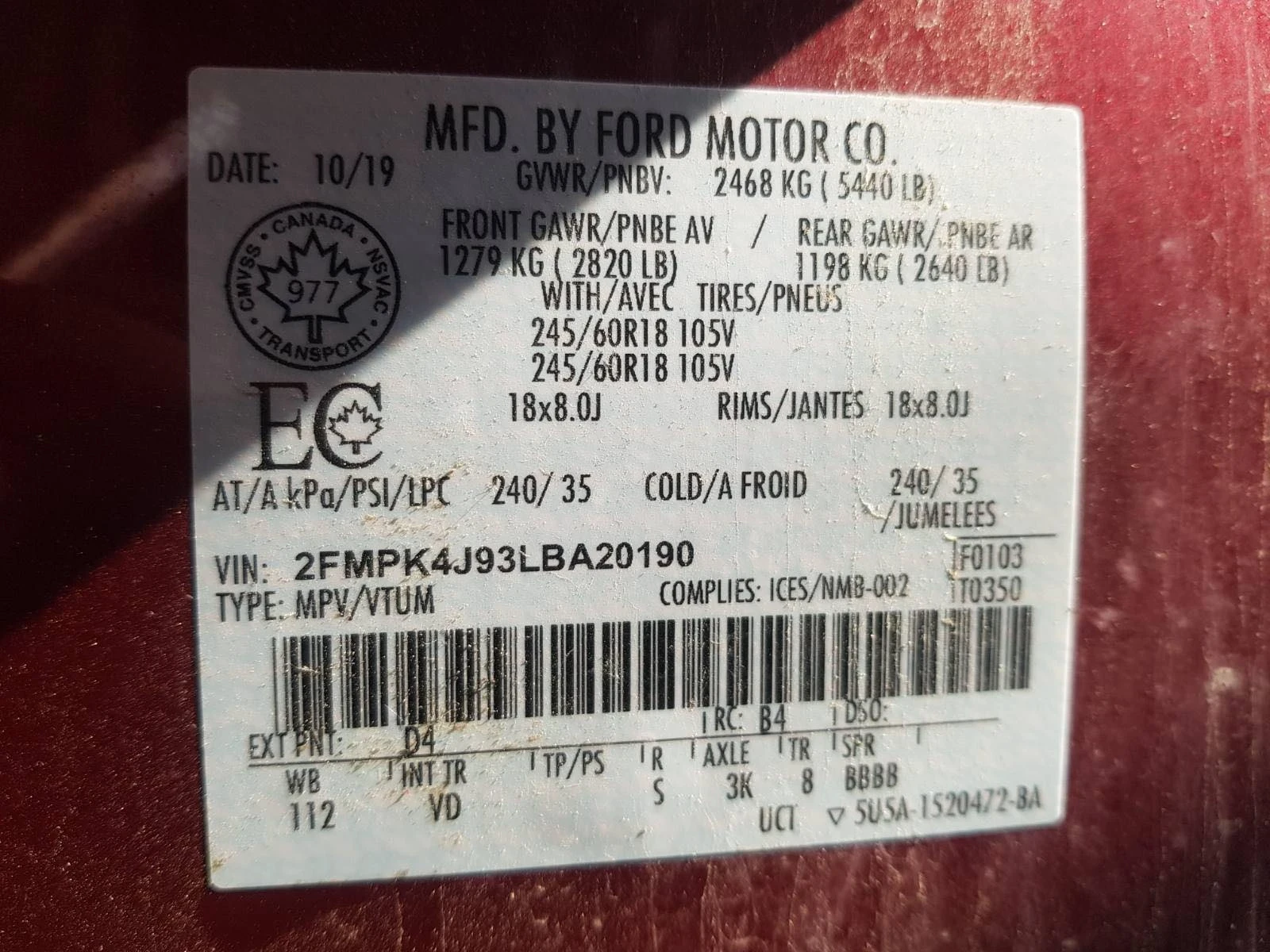 FORD EDGE   2.0 ECOBOUST 250 KC | Mobile.bg   9