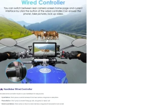 Carpuride W712D with Rotatable Motorcycle Stereo with GPS Navigation & 2 Dash Cam | Mobile.bg � ����� ������ 3