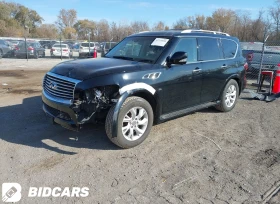 Infiniti QX80 ADW* ПОДГРЕВ* ОБДУХВАНЕ* ШИБИДАХ* ТВ* , снимка 2
