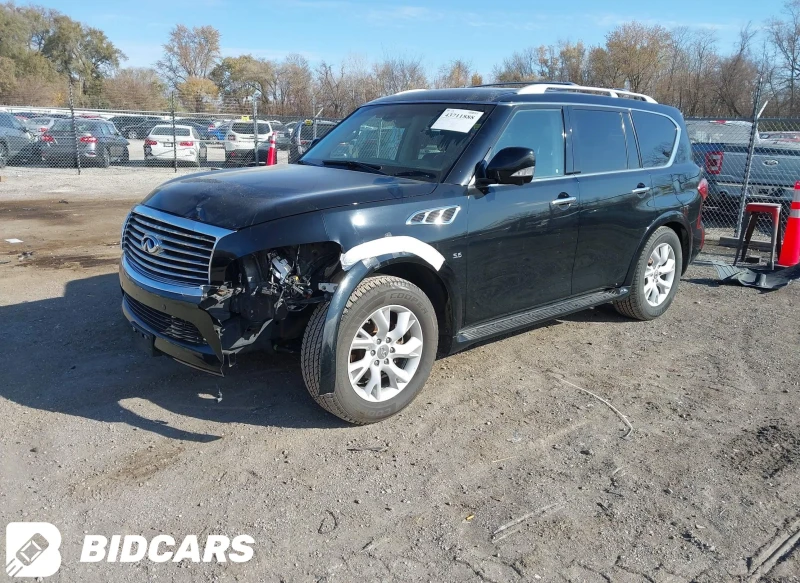 Infiniti QX80 ADW* ПОДГРЕВ* ОБДУХВАНЕ* ШИБИДАХ* ТВ* , снимка 2 - Автомобили и джипове - 52839458