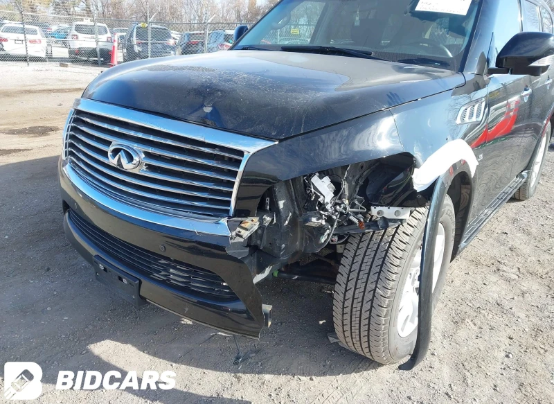 Infiniti QX80 ADW* ПОДГРЕВ* ОБДУХВАНЕ* ШИБИДАХ* ТВ* , снимка 3 - Автомобили и джипове - 52839458