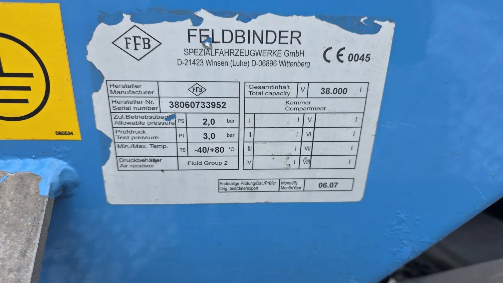 Полуремарке Feldbinder 38 куб см, снимка 8 - Ремаркета - 54482180