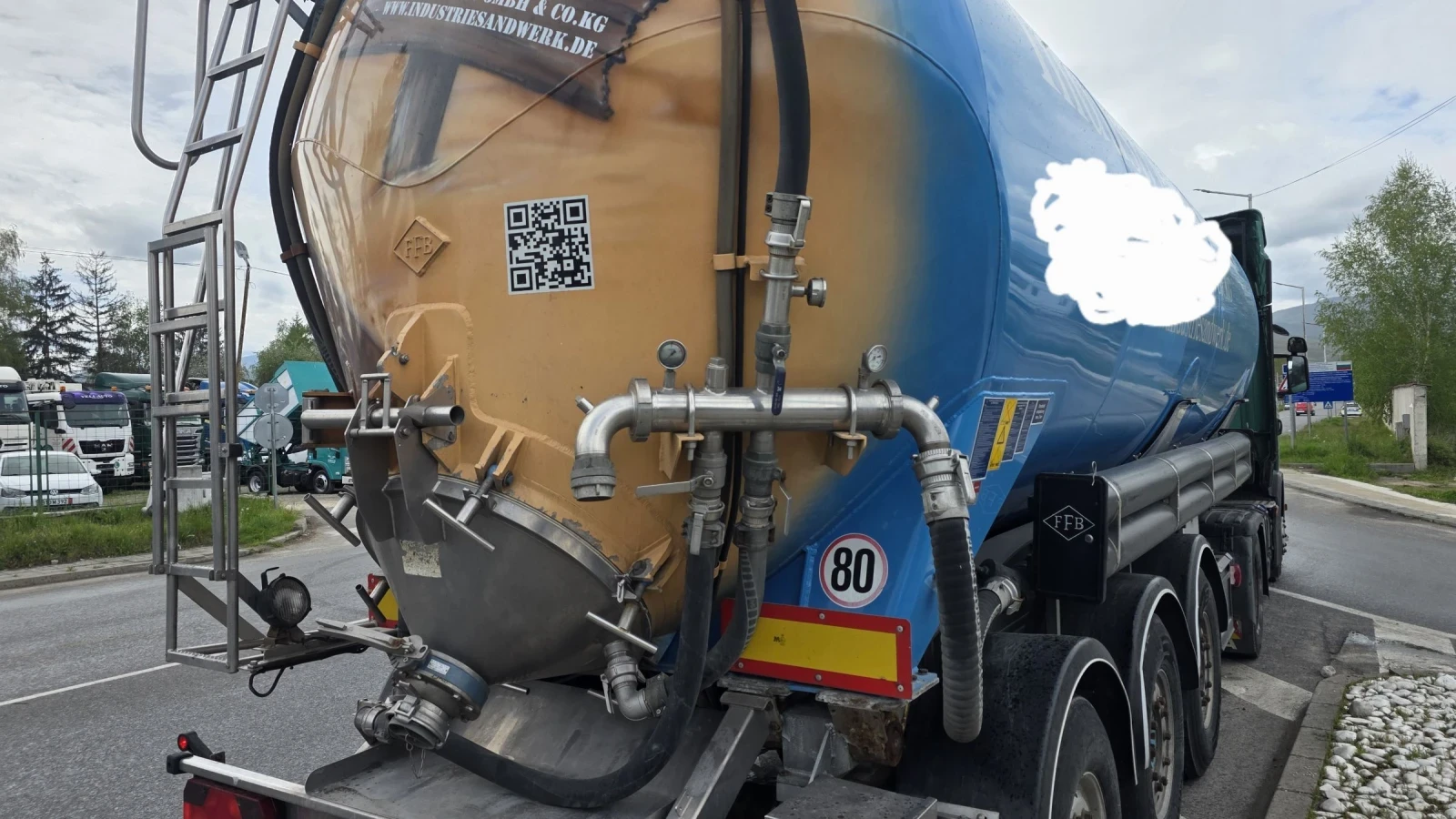Полуремарке Feldbinder 38 куб см, снимка 4 - Ремаркета - 54482180