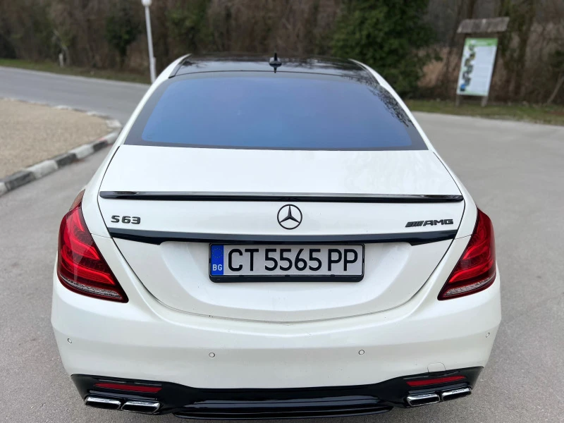 Mercedes-Benz S 63 AMG LONG-100% РЕАЛНИ КМ.ВЪЗМОЖЕН ЛИЗИНГ, снимка 5 - Автомобили и джипове - 49489360