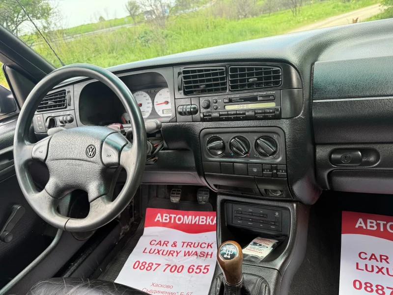 VW Golf Golf 3 cabriolet hight line, снимка 14 - Автомобили и джипове - 52910392