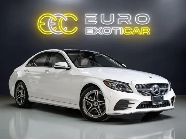 Mercedes-Benz C 300 4MATIC/Clean Carfax/AMG Pkg/Burmester/360CAM